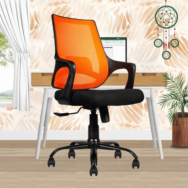 beaatho Grace With 3 Years Warranty Mid Back Ergonomic Revolving Mesh Office Executive Chair