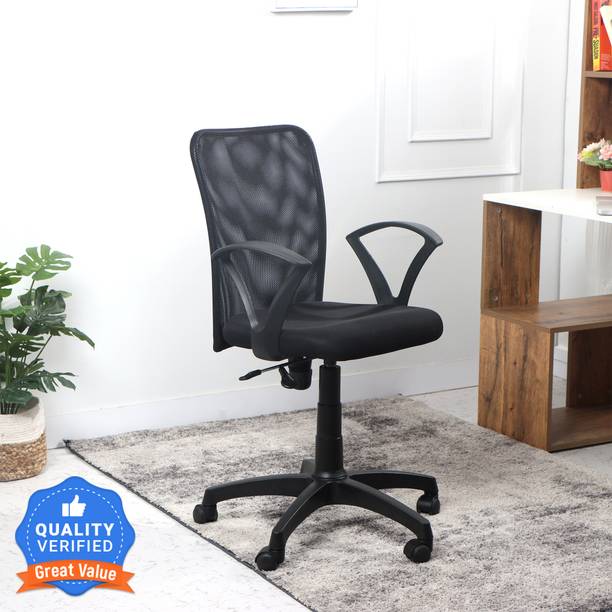 Flipkart Perfect Homes Fabric Office Arm Chair