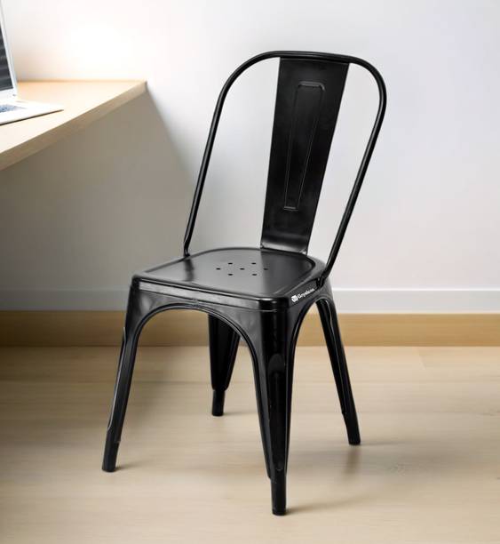 OFFICE SEATING Ergonomic Comfortable Iron Cafe chair Dining Reception Chair Metal Dining Chair
