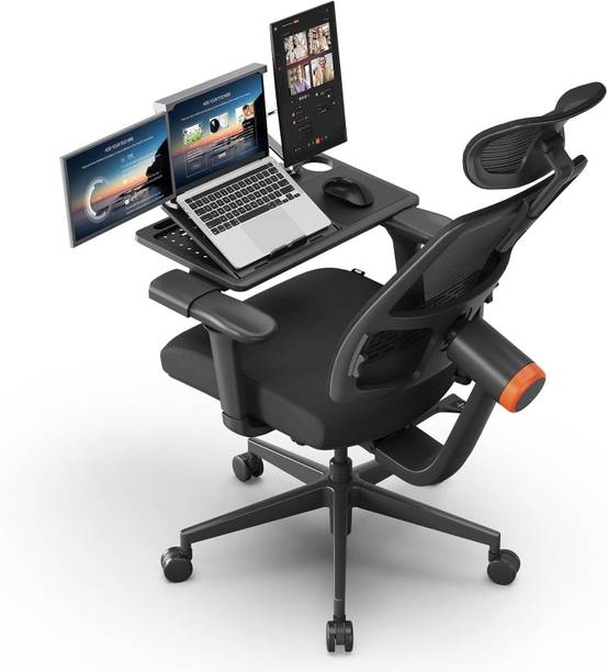 Drogo Ergonomic Office & Computer chair with Lumbar Support, 4D Armrest, Recline, Tray Mesh Office Executive Chair