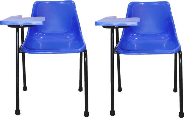 Deal Dhamaal Student Chair with Glossy Seat & Writing Pad, Heavy 1" Inch Pipe (Set of 2) NA Study Arm Chair