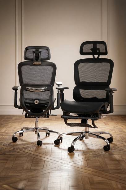 Drogo Ergonomic Office Chair for Work from Home Computer Chair 3D Armrest, 2D Headrest Mesh Office Executive Chair