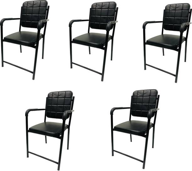 RATISON Comfortable Chair Office Study Computer Library Visitor Chair Leatherette Office Arm Chair