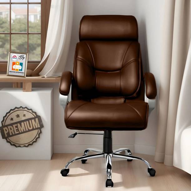 AASHRA ENTERPRISES E.A Super S-91 High Back Boss Chair Made With 1st Grade High Density Premium Leatherette Office Executive Chair