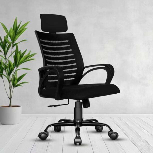 Rose Designer Chairs Elite | 3-Years Warranty Included | High-Back Ergonomic Office Chair | Mesh Office Arm Chair