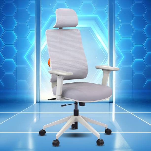 The Sleep Company Flex SmartGRID Premium Ergonomic High-Back Desk Chair for Office & Home Mesh Office Executive Chair