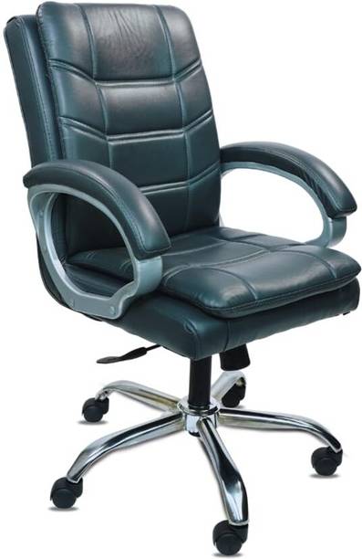 RW REST WELL Star Executive Revolving Office Chair|Computer Desk Chair with Cushioned Seat| Leatherette Office Executive Chair