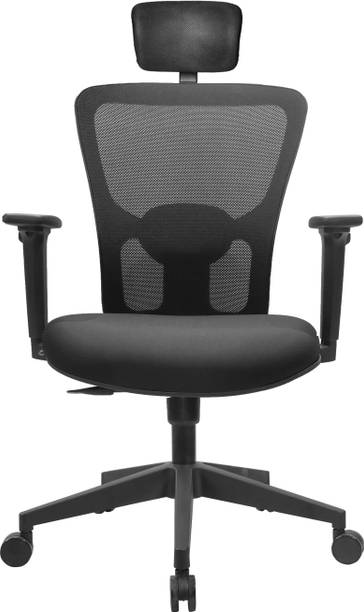 Make My Chairs Jazz High Back Mesh Ergonomic Office Chair| Synchro Lock Heavy Duty Nylon Base Mesh Office Executive Chair
