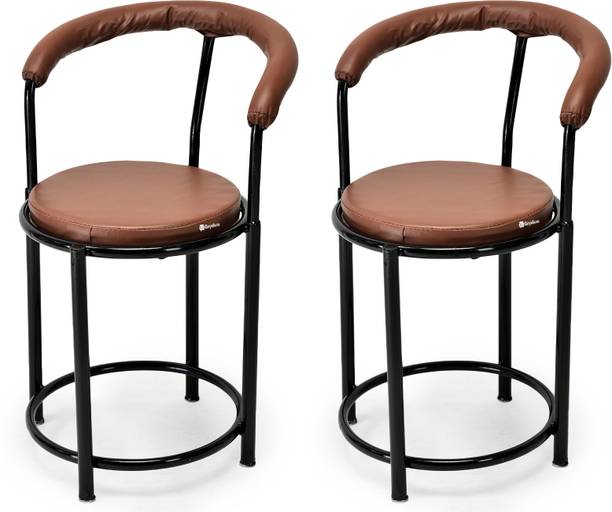 SOMRAJ Multipurpose Comfortable Stool Study Chair Leatherette Dining Chair