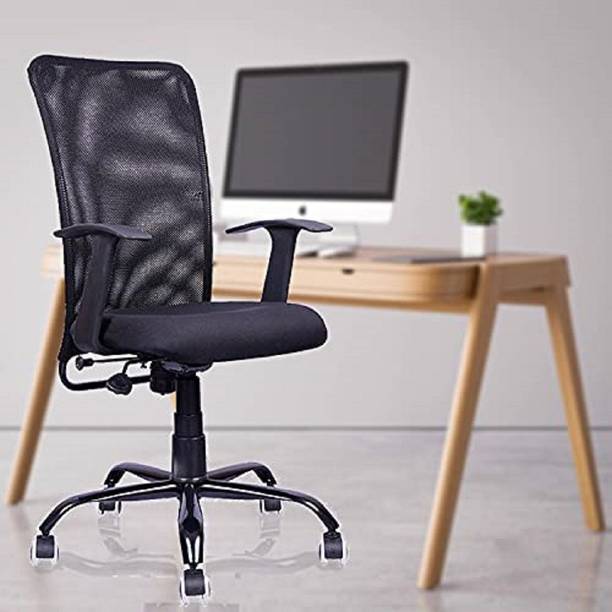 beaatho Florence Metal Base Mid Back Revolving Office Mesh Office Executive Chair