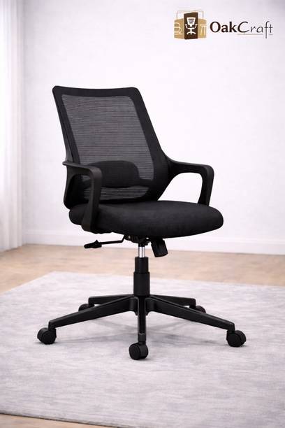 Oakcraft Mesh Office Adjustable Arm Chair