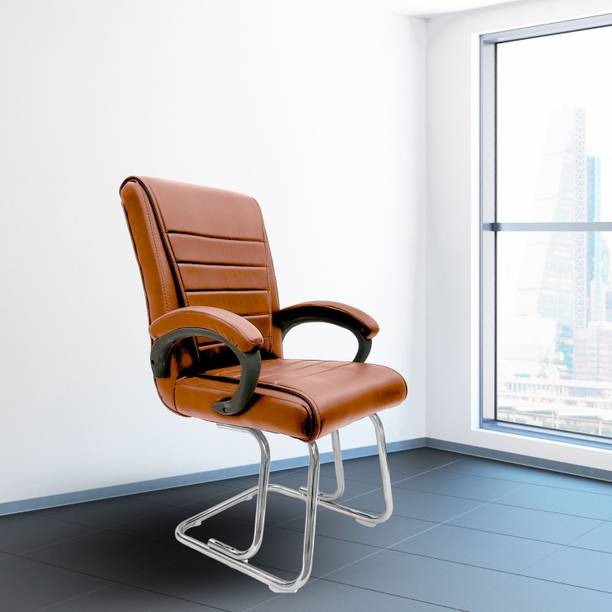 ACTIVA Regal Comfortable Arm Chair| Ergonomic Relax Chair for Home,study,Reception Leatherette Office Visitor Chair