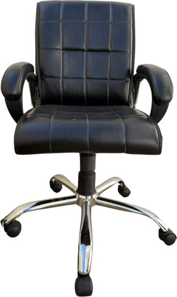 UROBIN Kiev Orthopedic Boss Chair Breathable Leatherette Office Chair Ergonomic Chair Leatherette Office Arm Chair