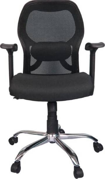 Paradise Furniture Ergonomics Mesh Adjustable Mid Back Chair With Armrest Mesh, Fabric Office Adjustable Arm Chair
