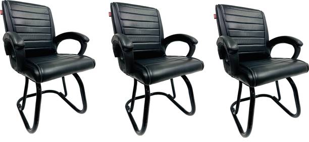 P P CHAIR Executive Special School Principal Study Office Visitor Study Chair arm Rest Leatherette Office Arm Chair