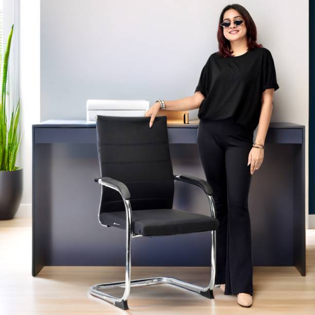 RATISON Leatherette Office Visitor Chair
