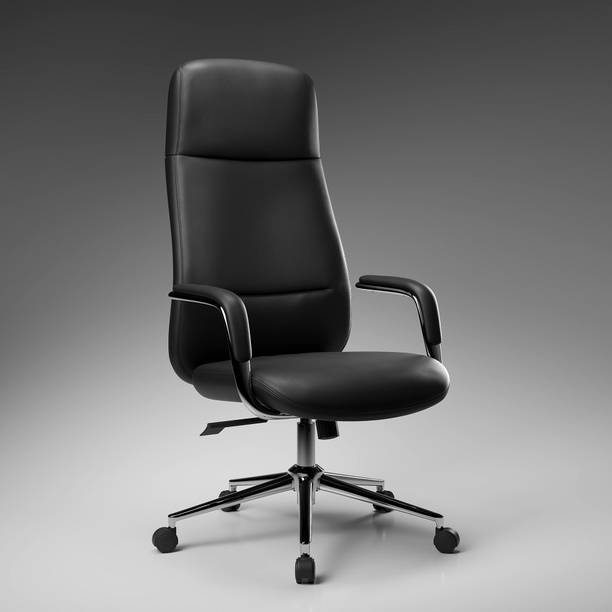 GREEN SOUL Oslo Vegan Leather Office Chair | Ergonomic Boss Chair | Scandinavian design Leatherette Office Executive Chair