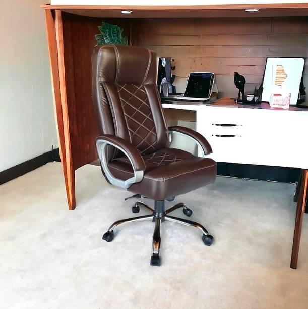 RM HOME Russa Split Leather Office Executive Chair