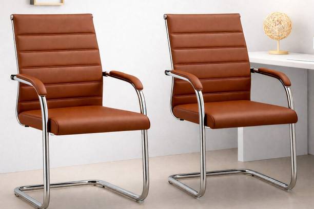 Pistevo Office Chair, Studing & Gaming Chair, Home Desk Chair, Library & Reception Chair Leatherette, Leather Office Arm Chair