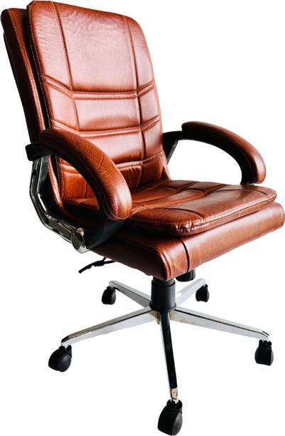 KITHANIA Ergonomic Home & Office Study Reception Executive Chair Leather Office Executive Chair