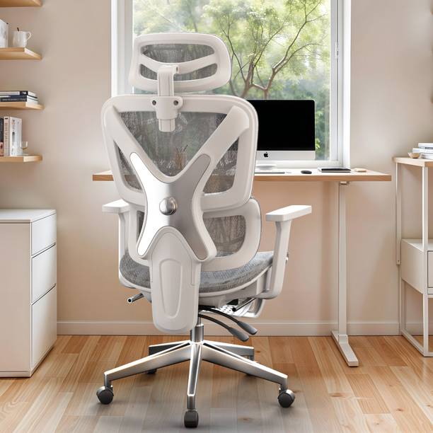 Drogo Ergonomic Office Chair for Work from Home Computer Chair 3D Armrest, 2D Headrest Mesh Office Executive Chair
