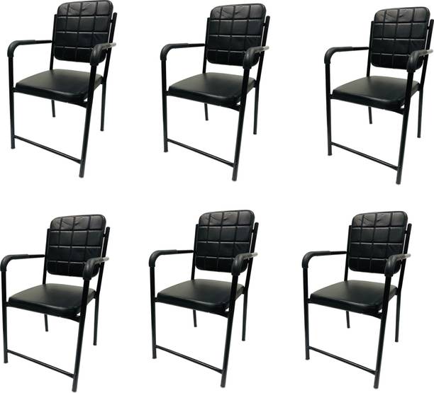 RATISON Comfortable Chair Office Study Computer Library Visitor Chair Leatherette Office Arm Chair