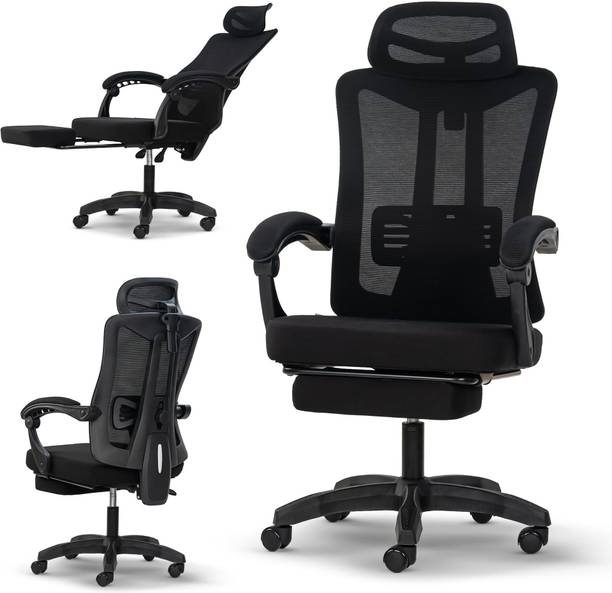 Drogo Ergonomic Office Chair for Work from Home Computer With Armrest,2D Headrest Mesh Office Executive Chair