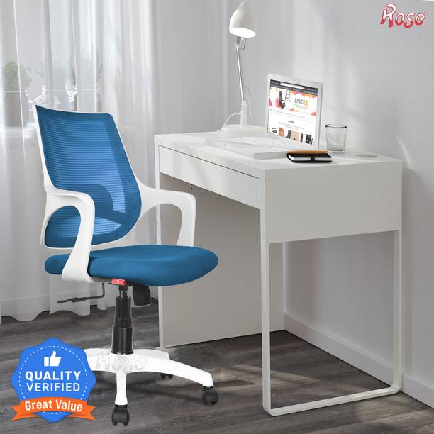 Rose Designer Chairs Mono | Mid-Back Ergonomic Office | Revolving| Mesh Office Arm Chair