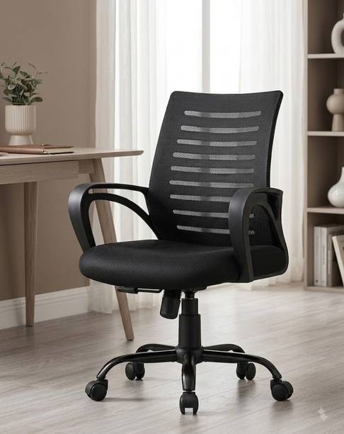 Aayra ErgoMax Fabric, Mesh, Nylon Office Arm Chair
