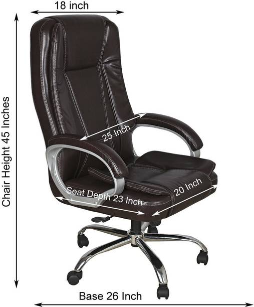 RSINTERIOR Leatherette Office Executive Chair