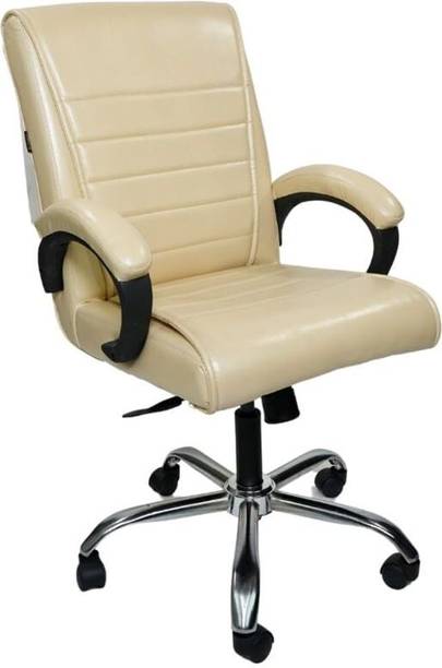 ACTIVA Executive Revolving Office Chair|Computer Desk Chair with Cushioned Seat & Back| NA Office Adjustable Arm Chair
