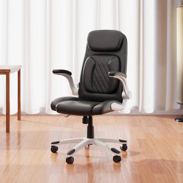 GREEN SOUL Bosco High Back Ergonomic Chair|Home, Office|Premium Comfort|Flip-Up Armrests Leatherette Office Executive Chair