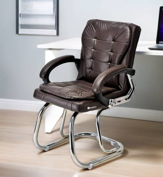 KITHANIA Executive Ergonomic Home Office visitor computer Study home guest chair Leather Office Executive Chair
