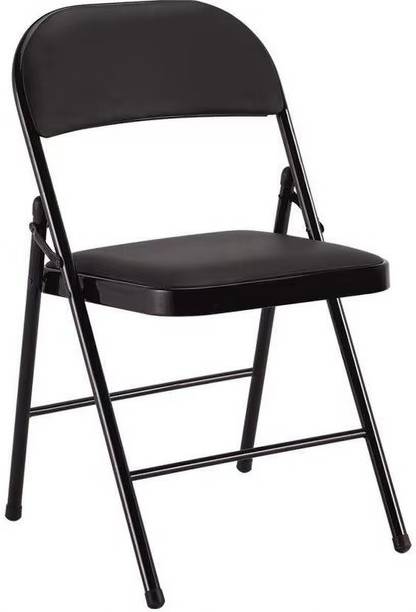 FURNIMAX Folding Study Chair With Leather Study Folding Chair