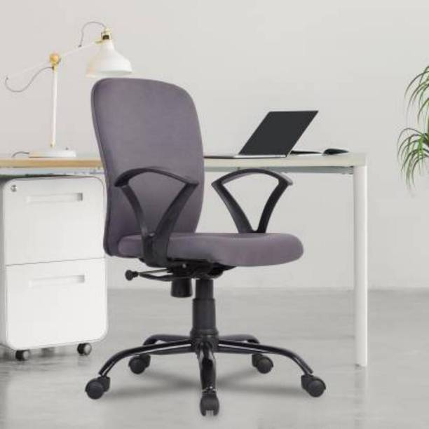 Guru Leatherette, Synthetic Fiber Office Adjustable Arm Chair