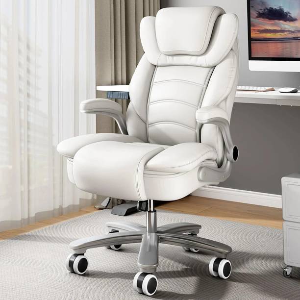 CHAIRTECH ® 1 Year of Warranty | High Back | Ergonomic | Home & Office Leatherette Office Executive Chair