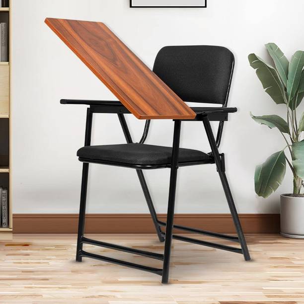 Da URBAN Marx Folding Study Chair With Cushion & Adjustable Writing Pad | Study Chair| Fabric Study Folding Chair