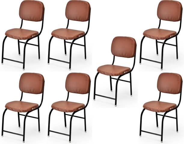 P P CHAIR Office Home Visitor Study Student Chair Student Table Chair Metal Dining Chair Leatherette Office Visitor Chair