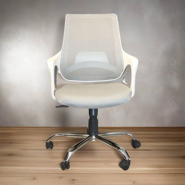 impact interio Impact Interio Pears White Nylon Office Executive Chair