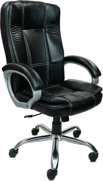 ACTIVA Space High-Back Executive Office/Study Chair|Adjustable Height & Revolving Chair Leatherette Office Adjustable Arm Chair