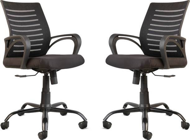 IAFA Diego Mid Back Ergonomic Office Chair Heavy Duty Black Metal Base 2 yr Warranty Mesh Office Arm Chair