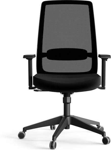 HNI India Fluence Ergonomic with Armrest Adjustable Fabric, Mesh Office Executive Chair Fabric, Mesh Office Executive Chair