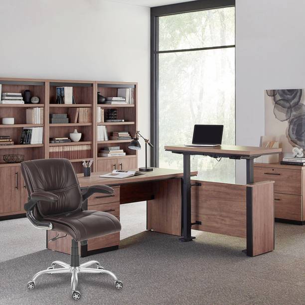 OAKLY Mid-Back Series Leatherette Office Executive Chair
