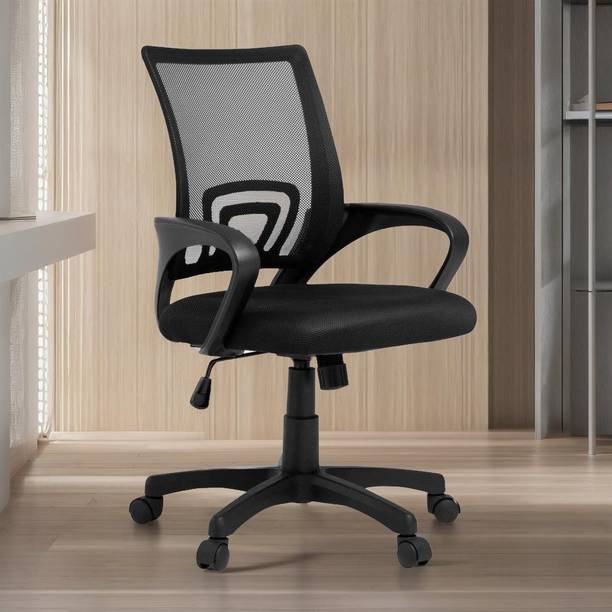 Gilma By Stovekraft Gilma Proseat Mesh, Fabric Office Arm Chair