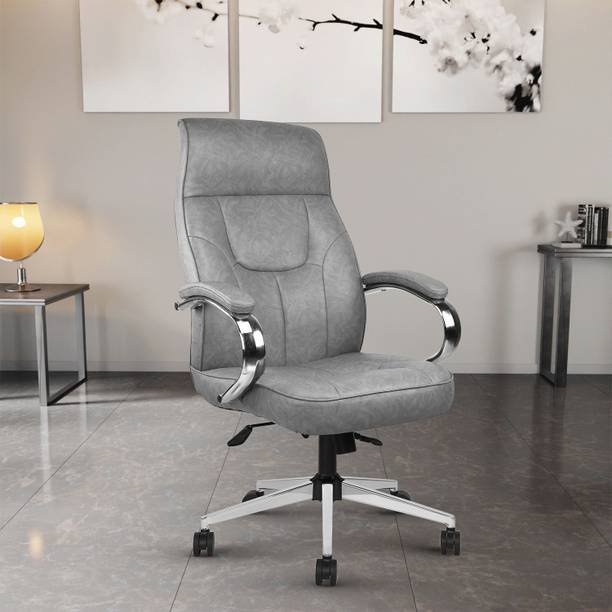 Vergo Stellar High Back Ergonomic Chair, Premium Comfort, Revolving, Tilt Recline Leatherette Office Executive Chair
