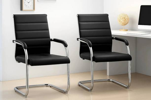 Pistevo Office Chair, Studing & Gaming Chair, Home Desk Chair, Library & Reception Chair Leatherette, Leather Office Arm Chair