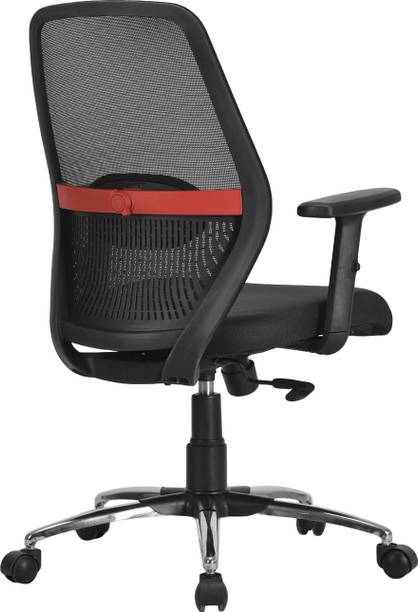 CRATVZ CZ777 Medium Back Ergonomic Chair with 3 Years Warranty, Home Desk Office Chair, Mesh Office Executive Chair