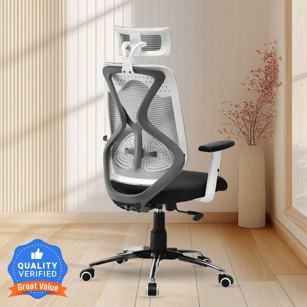 CRATVZ Rios Ergonomic, Home Desk Office Mesh Office Executive Chair