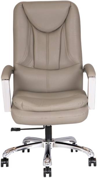 TosFur Leatherette Study Arm Chair