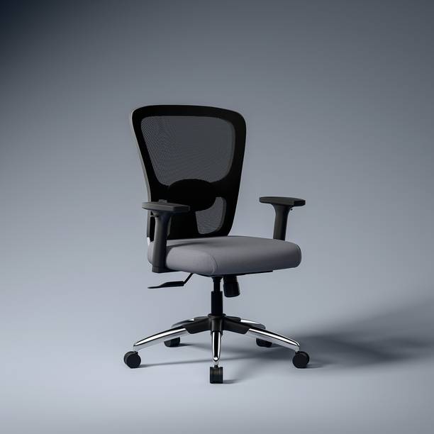 GREEN SOUL Jupiter Superb Mid Back Ergonomic Chair|Home, Office|Adj. Armrest|Lumbar Support Mesh Office Adjustable Arm Chair